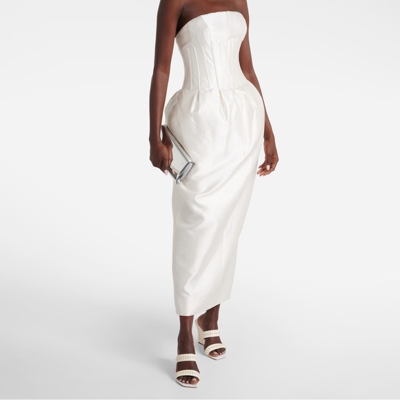 New JIMMY CHOO Bridal Sacoria 85 embellished wedge mules $1,950 40 - Picture 4 of 15